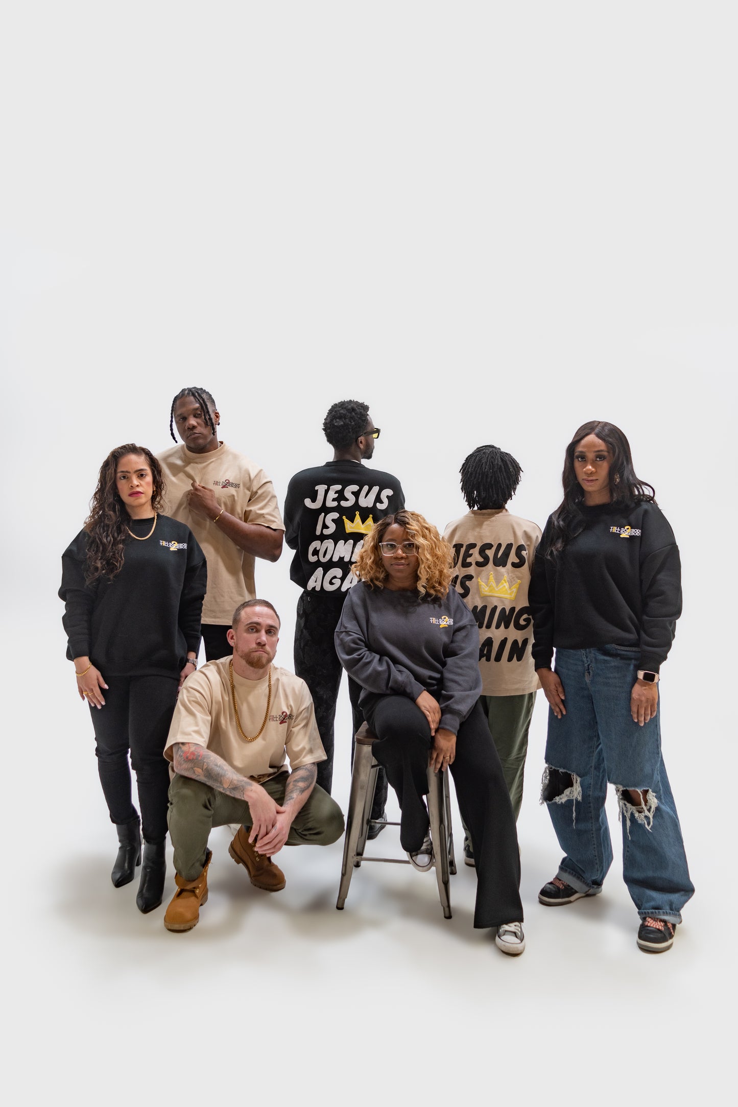 "Jesus Is Coming Again" Oversized Tee (Unisex)