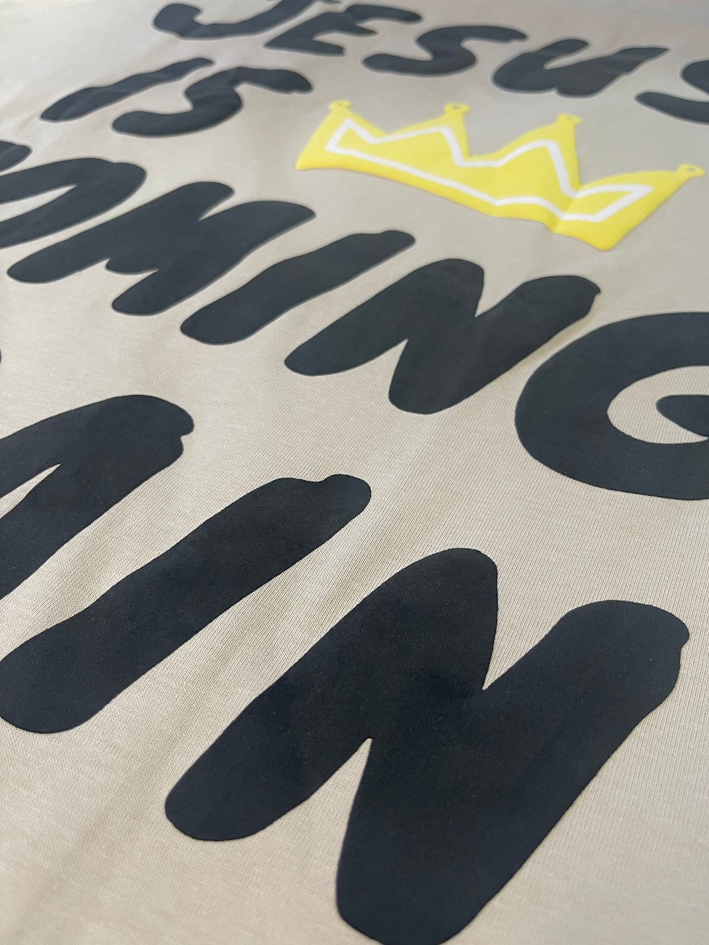 "Jesus Is Coming Again" Oversized Tee (Unisex)